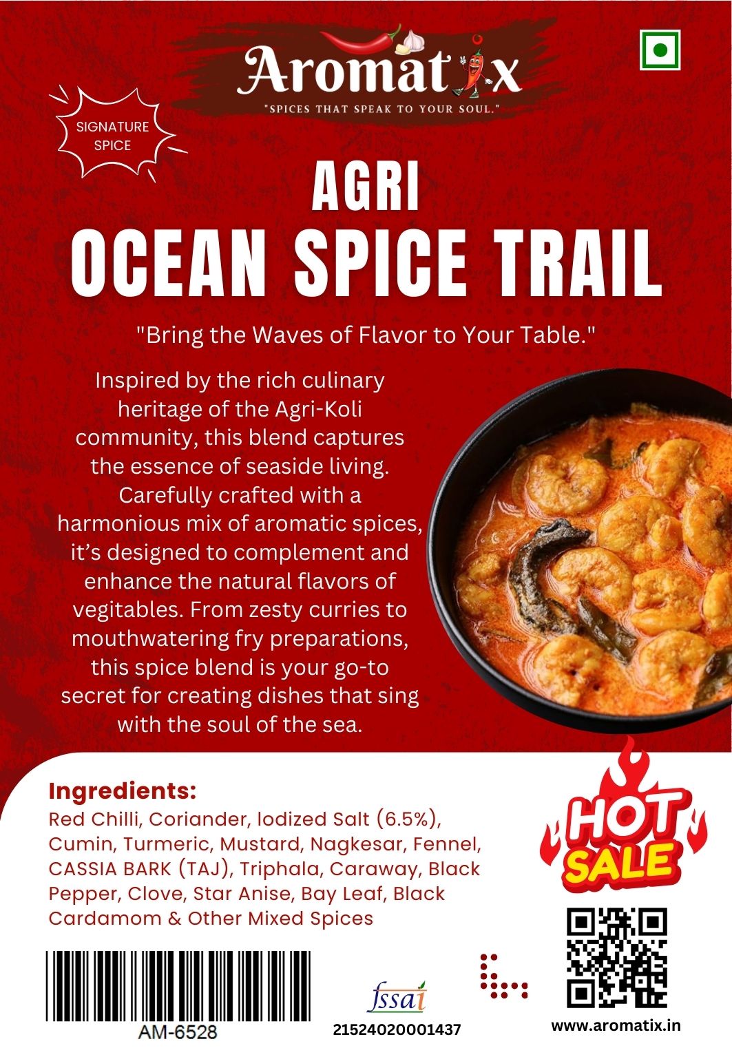 Agri Ocean Spice Trail Masala Agri Ocean Spice Trail Masala