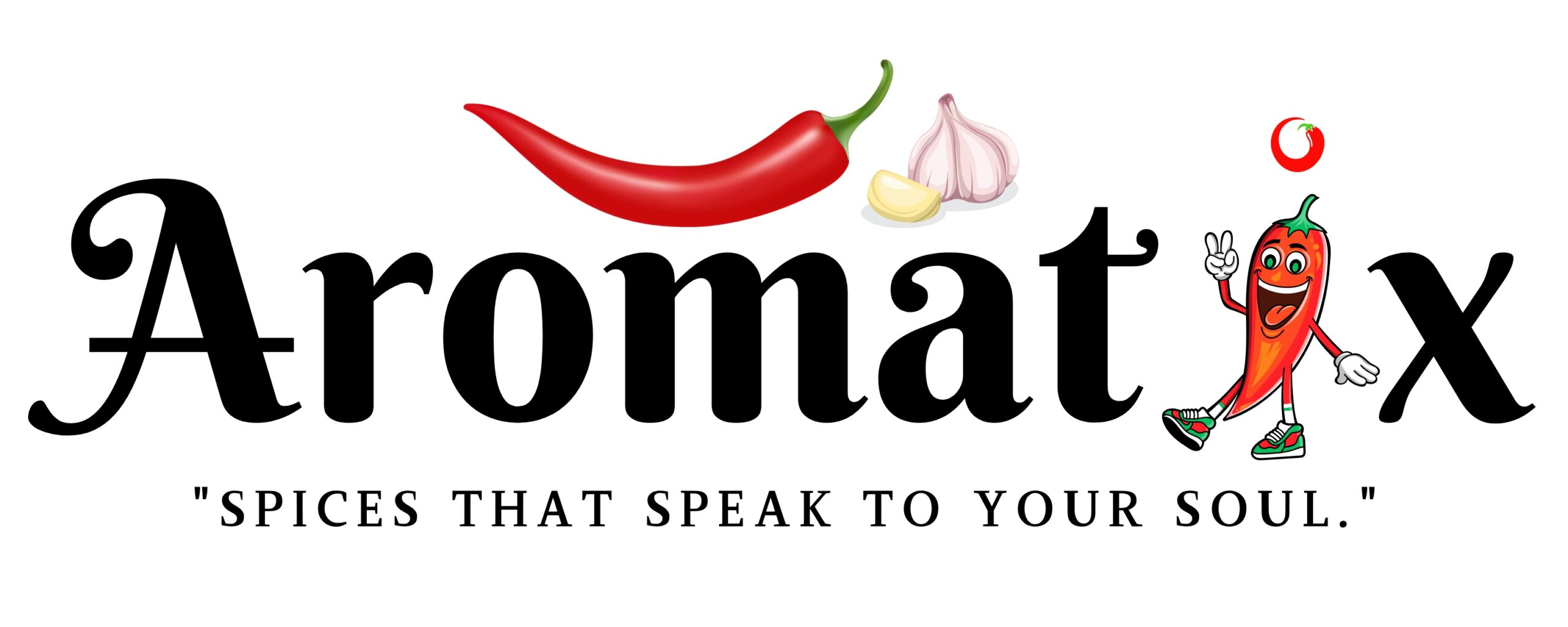 Aromatix Logo - White